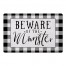 Beware of the Momster 27x18 Floor Mat