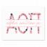 Floral Greek Letters - Alpha Omicron Pi 11x14 Tabletop Canvas