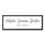 Alpha Gamma Delta Simple Script 12x36 Black Framed Canvas