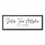 Zeta Tau Alpha Simple Script 12x36 Black Framed Canvas