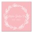 Alpha Delta Pi Blush Wreath 12x12 Canvas Wall Art