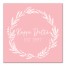Kappa Delta Blush Wreath 12x12 Canvas Wall Art