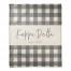 Kappa Delta Gray Buffalo Check 50x60 Coral Fleece Blanket