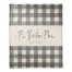 Pi Beta Phi Gray Buffalo Check 50x60 Coral Fleece Blanket