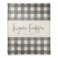 Sigma Kappa Gray Buffalo Check 50x60 Coral Fleece Blanket
