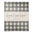 Sigma Sigma Sigma Gray Buffalo Check 50x60 Coral Fleece Blanket