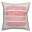 Life is Better With Kappa Delta 18x18 Spun Poly Pillow