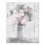 Distressed Flower Pitcher 16x20 Canvas Wall Art