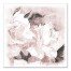 Abstract Blush Flowers 30x30 Canvas Wall Art