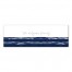 Indigo Abstract Stripes 12x36 Personalized Canvas Wall Art