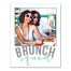 Teal Brunch Squad 11x14 Personalized Canvas Wall Art