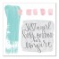Just Girls Boss Abstract Paint 12x12 Canvas Wall Art