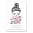Work Hard Smell Flowers 12x18 Canvas Wall Art