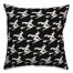 Witch on broomstick pattern Pillow