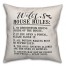 Witch House Rules Pillow