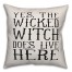 Wicked Witch Does Live Here Pillow