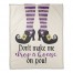 Don't make me drop a house on you 50x60 Coral Fleece Blanket