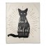 Black Cat House 50x60 Coral Fleece Blanket