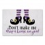 Don't make me drop a house on you 27x18 Floor Mat