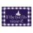 If the Hat Fits Wear it 27x18 Floor Mat