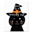 Don't Be a Scardy Cat 8x10 Tabletop Canvas