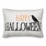 Happy Halloween Crow Pillow