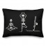 Yoga Skeletons Pillow