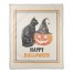 Happy Halloween Cat and Pumpkin 50x60 Coral Fleece Blanket