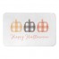 Plaid Pumpkin 34x21 Bath Mat
