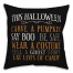 Halloween Rules Pillow