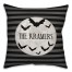 Personalized Halloween Bats Pillow