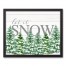 Let Is Snow 16x20 Black Framed Canvas