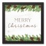 Merry Christmas 12x12 Black Framed Canvas