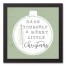 Have Yourself A Merry Little Christmas 12x12 Black Framed Canvas