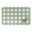 Green Buffalo Check Plaid 34x21 Bath Mat