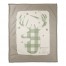 Plaid Deer 50x60 Coral Fleece Blanket