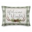 Welcome Winter 14x20 Spun Poly Pillow