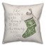 The Stockings Were Hung 18x18 Spun Poly Pillow