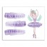 Purple Fairy Ballerina 11x14 Canvas Wall Art