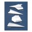 Paper Airplane Models 16x20 Canvas Wall Art