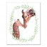Giraffe Love 16x20 Canvas Wall Art
