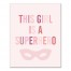 This Girl is a Superhero 16x20 Canvas Wall Art