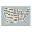United States of America 24x36 Canvas Wall Art