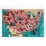 USA Map 24x36 Canvas Wall Art