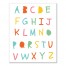 Colorful Alphabet 16x20 Canvas Wall Art