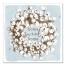 Cotton Watercolor Wreath 24x24 Canvas Wall Art