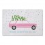 Pink Station Wagon 27x18 Floor Mat