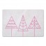 Pink Mod Trees 27x18 Floor Mat