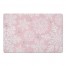 Pink Snowflake Pattern 27x18 Floor Mat