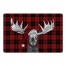 Plaid Moose 27x18 Floor Mat
